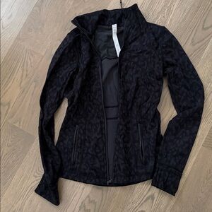Lululemon Athletica Black Camouflage Jacket
